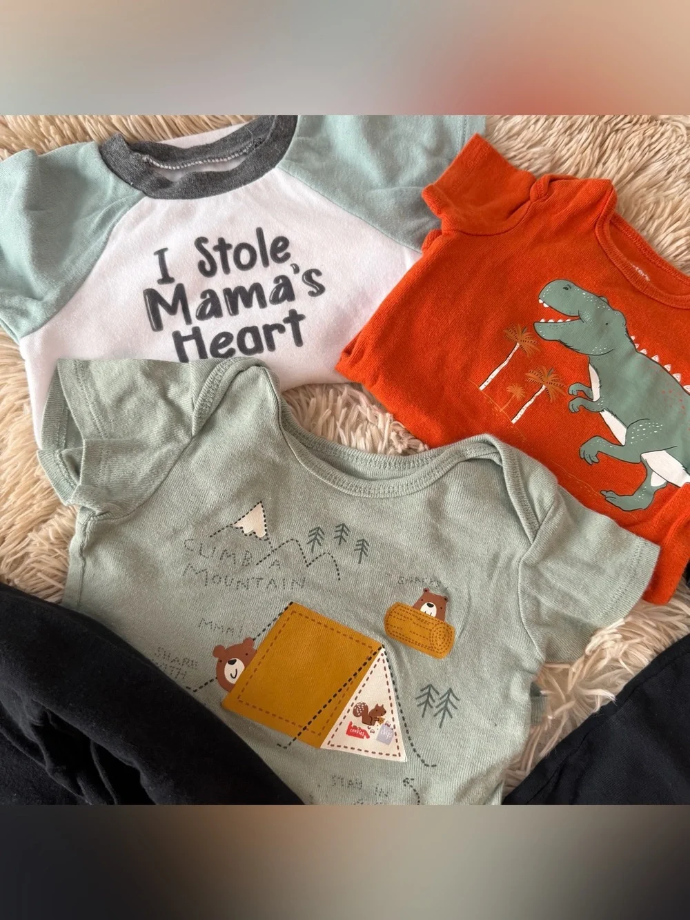 Baby Boys Graphic T-Shirts and Pants Baby Boys Graphic onesies sizes 9 and 12 M